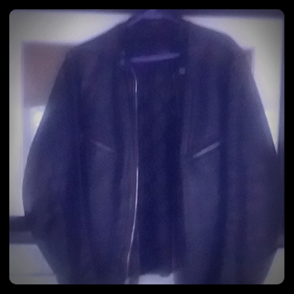 Size 42 schott bros vintage black leathet